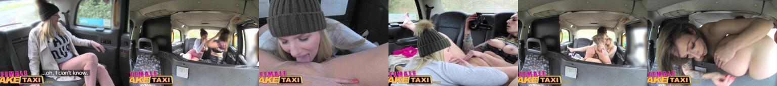 Lesbijka kierująca taksówką pociesza na tylnym siedzeniu młodą pasażerkę, którą rzucił chłopak